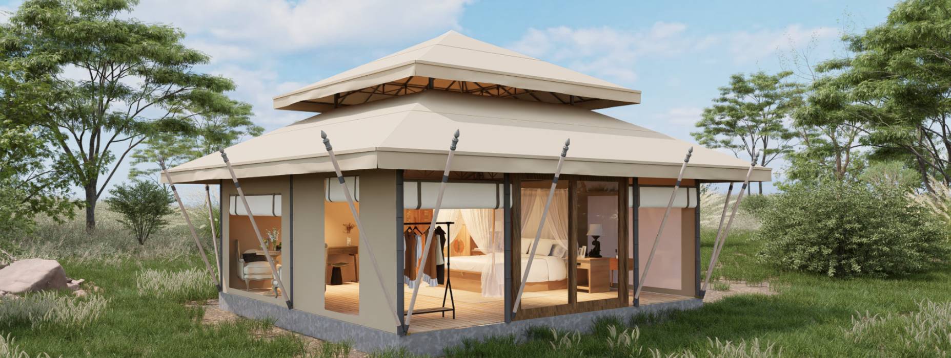 香洲区户外野奢帐篷